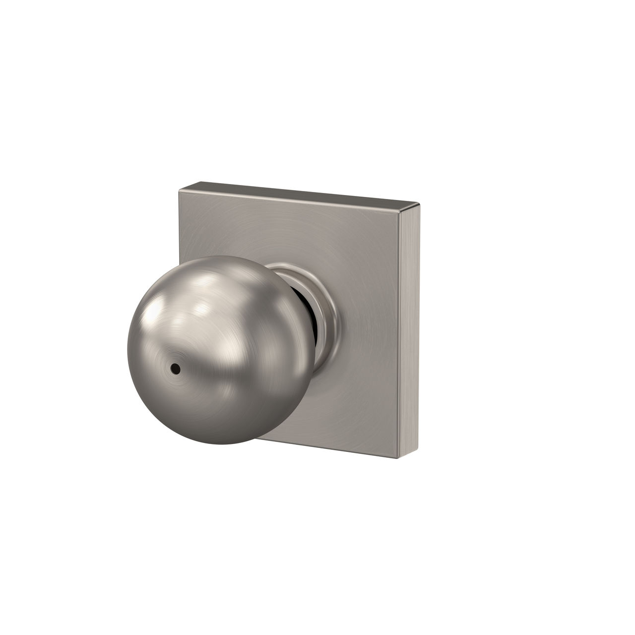 Orbit Knob Bed & Bath Lock with Collins Trim
