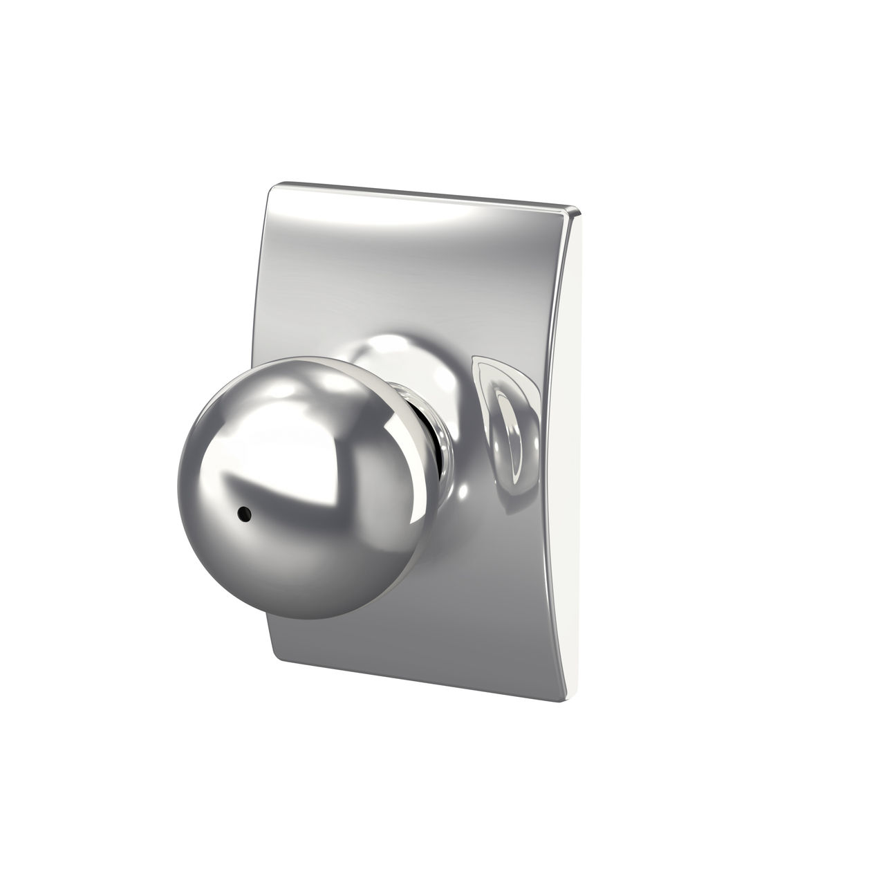 Orbit Knob Bed & Bath Lock with Century Trim