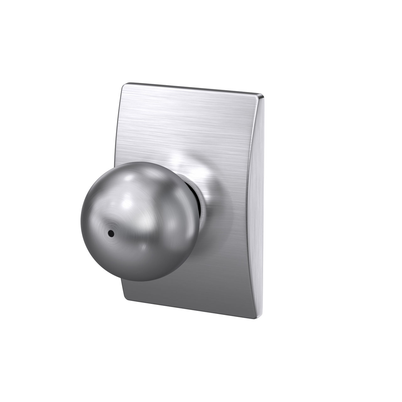 Orbit Knob Bed & Bath Lock with Century Trim