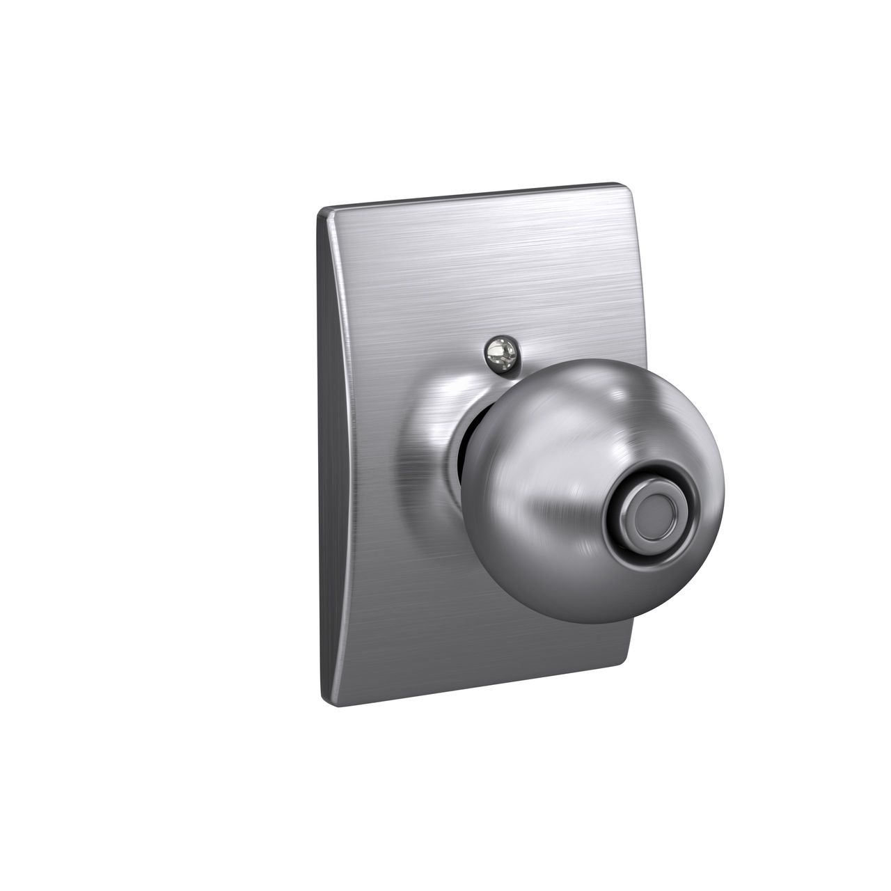 Orbit Knob Bed & Bath Lock with Century Trim