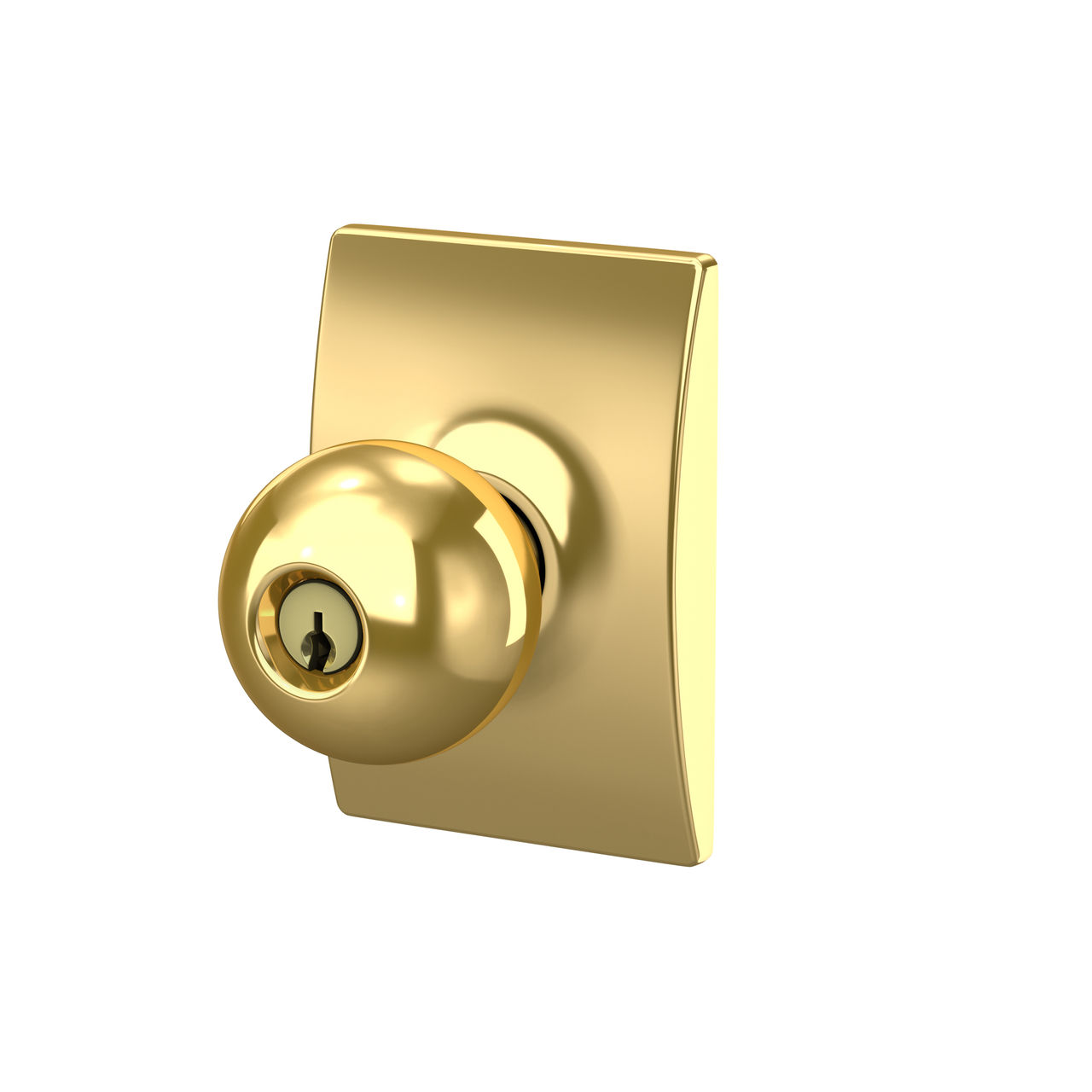 Orbit Knob Keyed Entry Lock with Century Trim