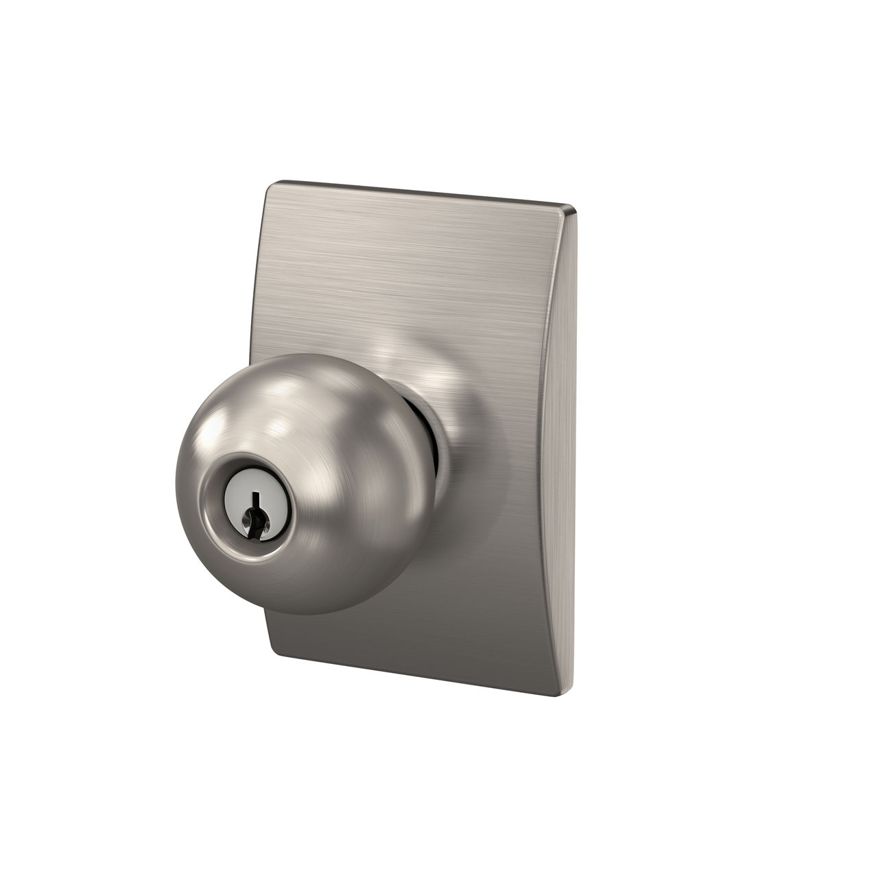 Orbit Knob Keyed Entry Lock with Century Trim
