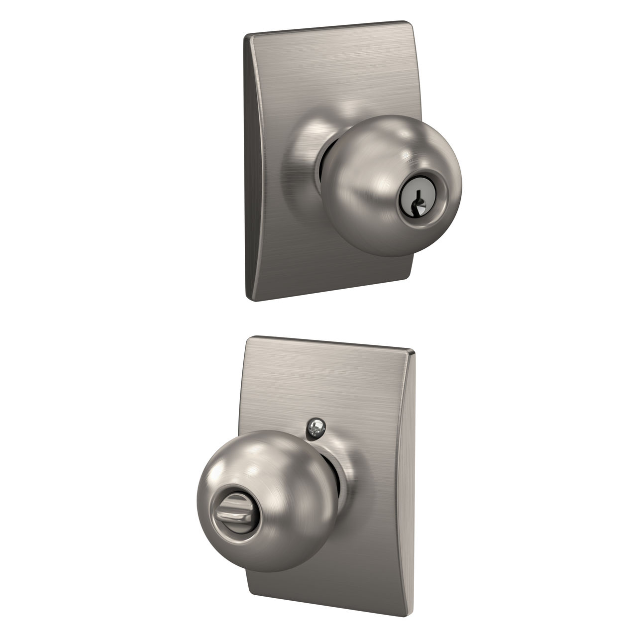 Orbit Knob Keyed Entry Lock with Century Trim