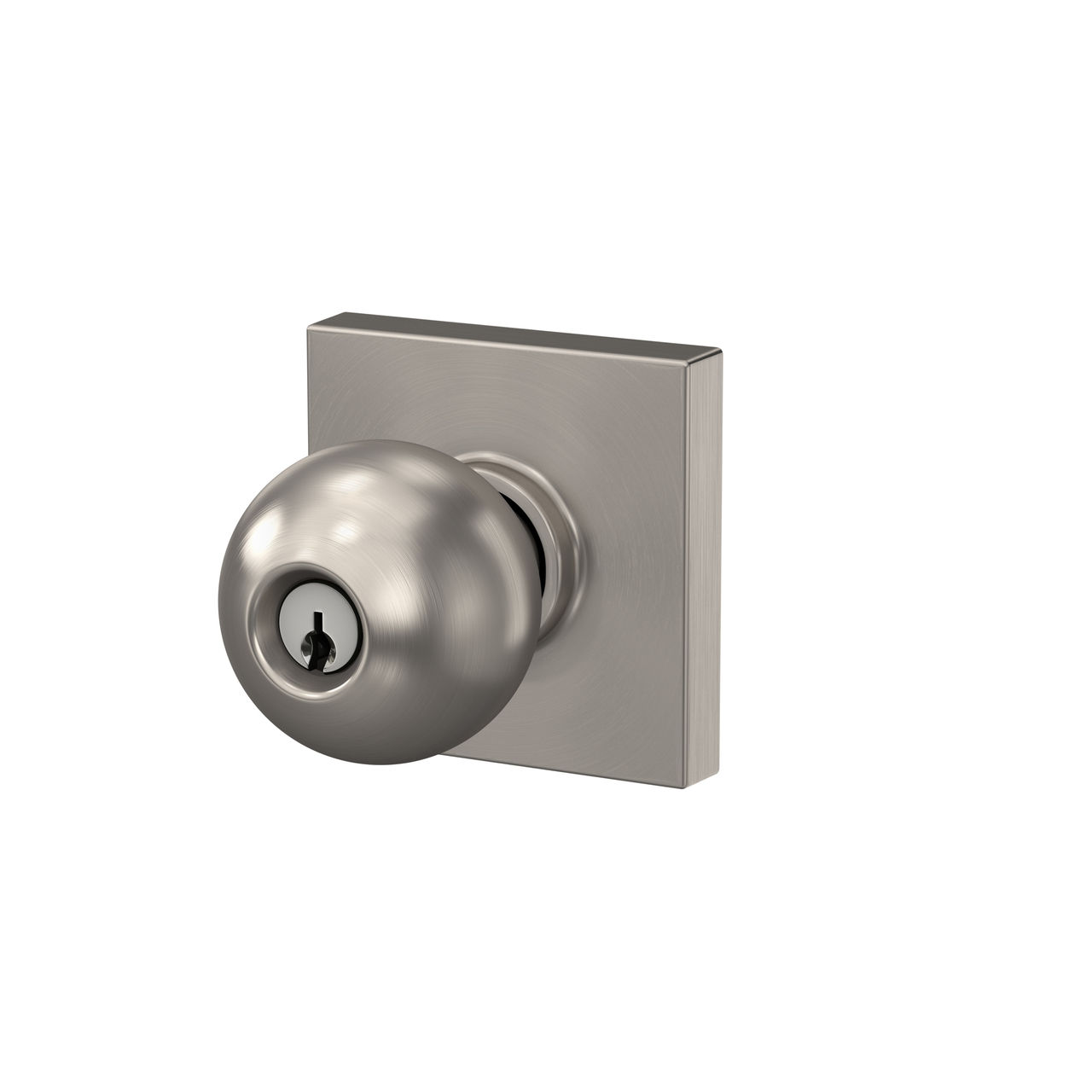 Orbit Knob Keyed Entry lock with Collins Trim