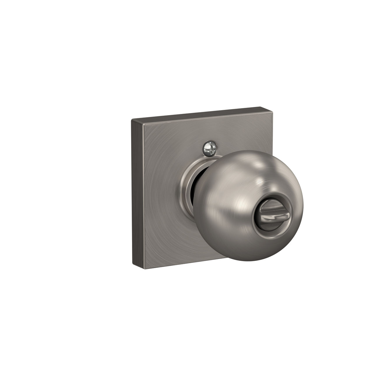 Orbit Knob Keyed Entry lock with Collins Trim