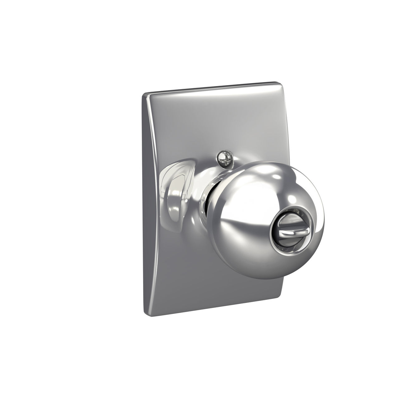 Orbit Knob Keyed Entry Lock with Century Trim