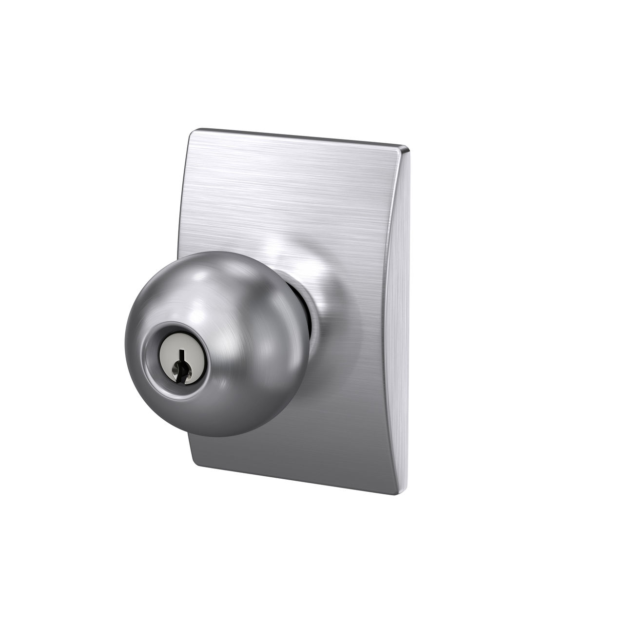 Orbit Knob Keyed Entry Lock with Century Trim