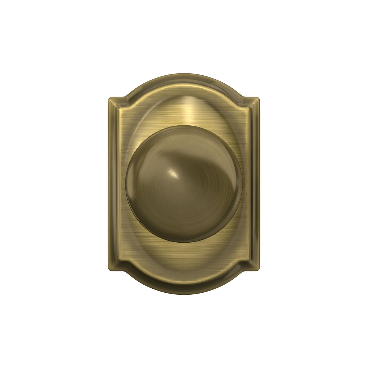 Plymouth Knob Hall & Closet Lock with Camelot Trim