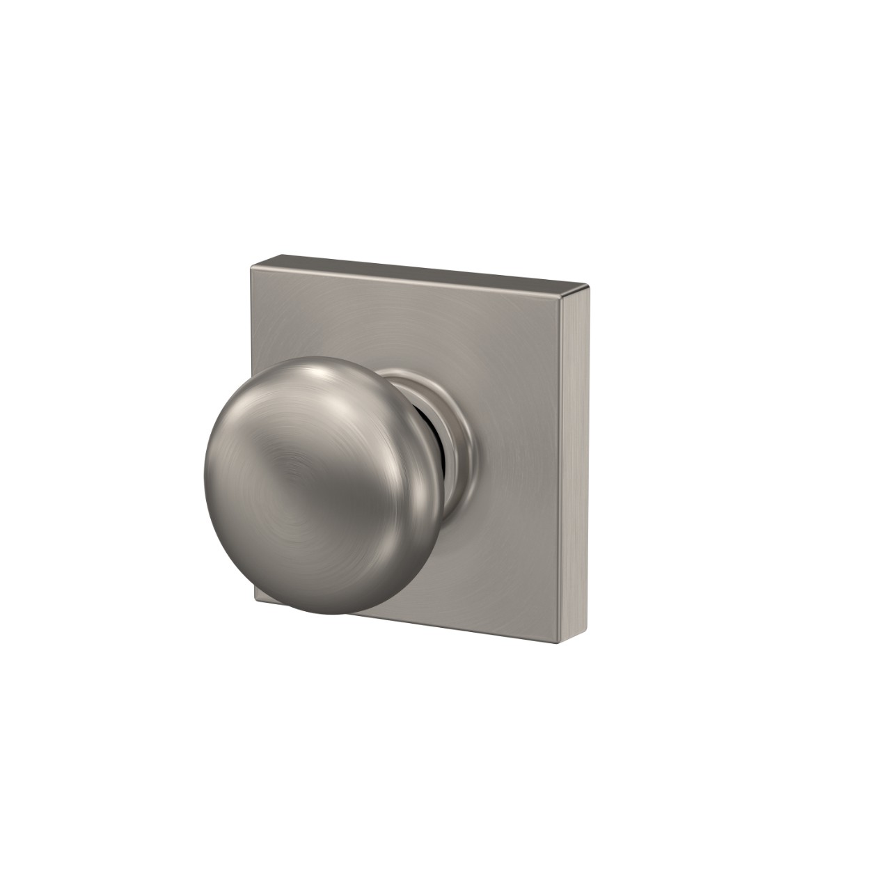 Plymouth Knob Hall & Closet Lock with Collins Trim