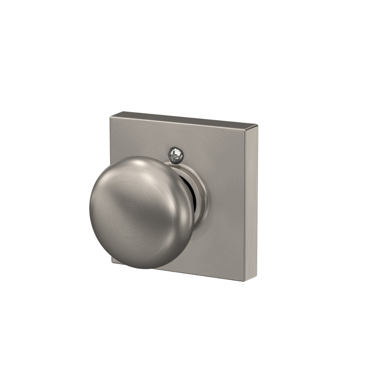 Plymouth Knob Hall & Closet Lock with Collins Trim