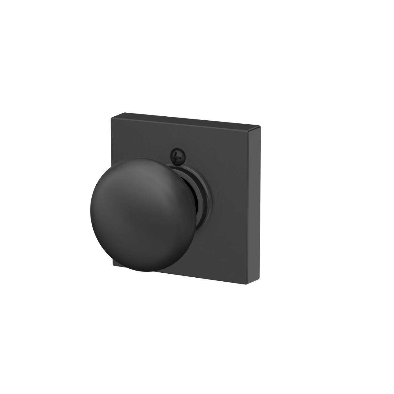 Plymouth Knob Hall & Closet Lock with Collins Trim