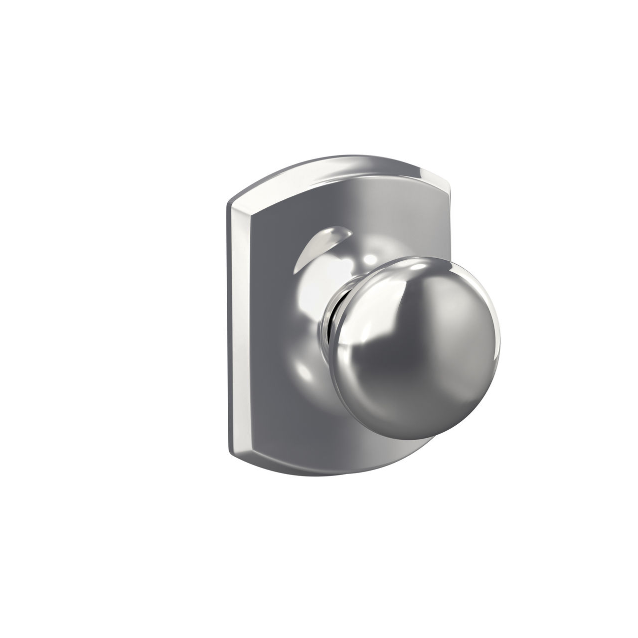 Plymouth Knob Hall & Closet Lock with Greenwich Trim