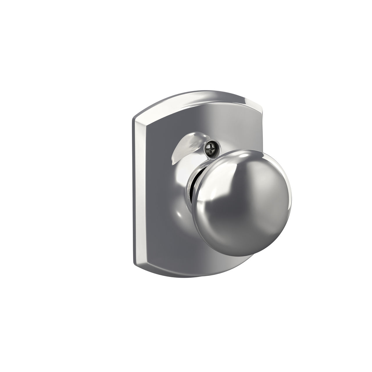Plymouth Knob Hall & Closet Lock with Greenwich Trim