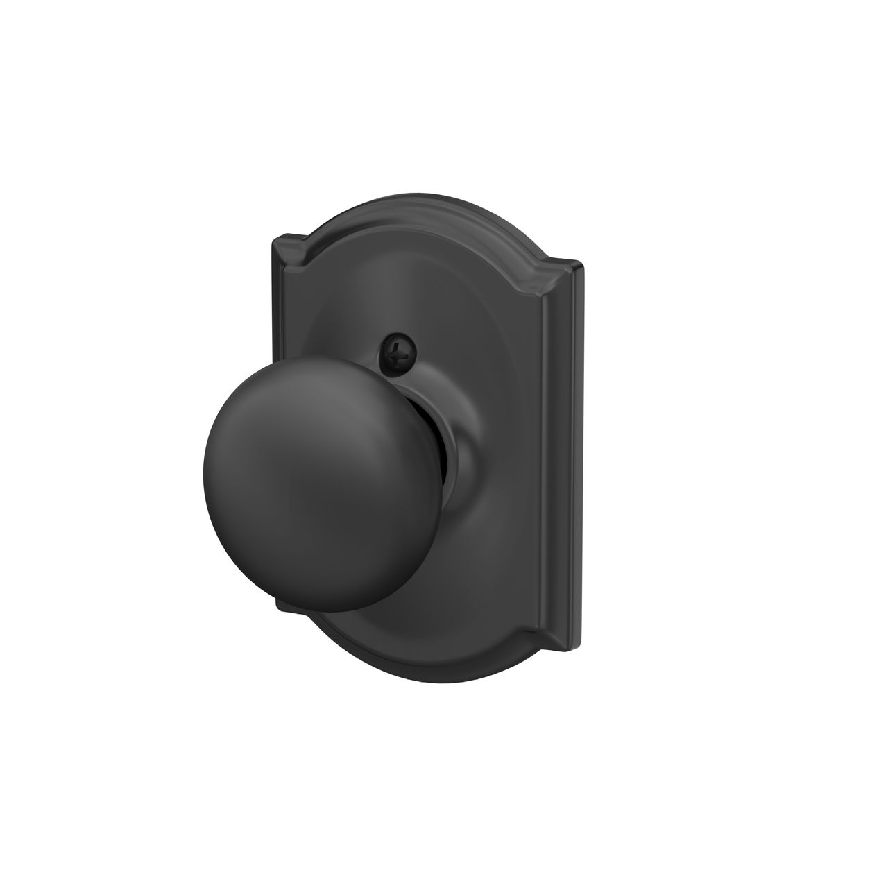 Plymouth Non-Turning (Dummy) Door Knob with Camelot Trim