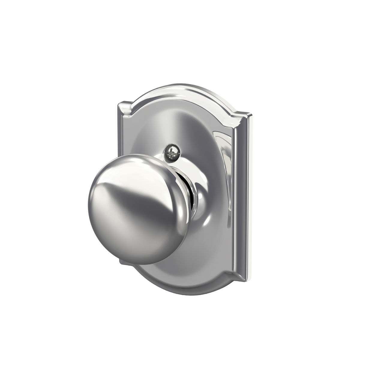 Plymouth Non-Turning (Dummy) Door Knob with Camelot Trim