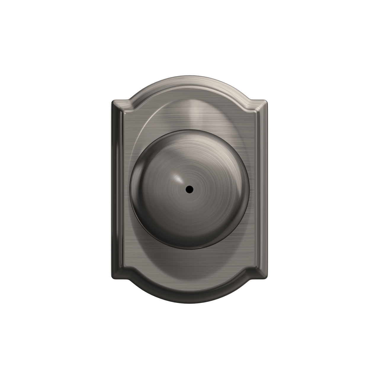 Plymouth Knob Bed & Bath Lock with Camelot Trim