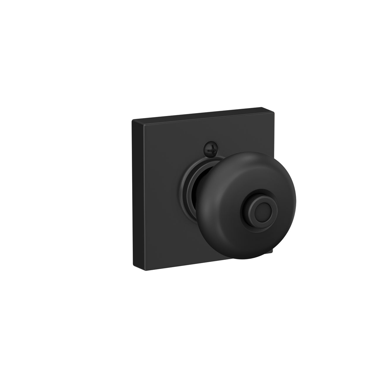 Plymouth Knob Bed & Bath Lock with Collins Trim