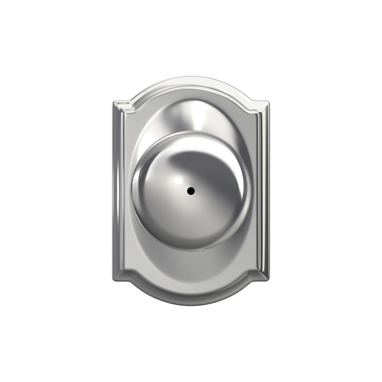 Plymouth Knob Bed & Bath Lock with Camelot Trim