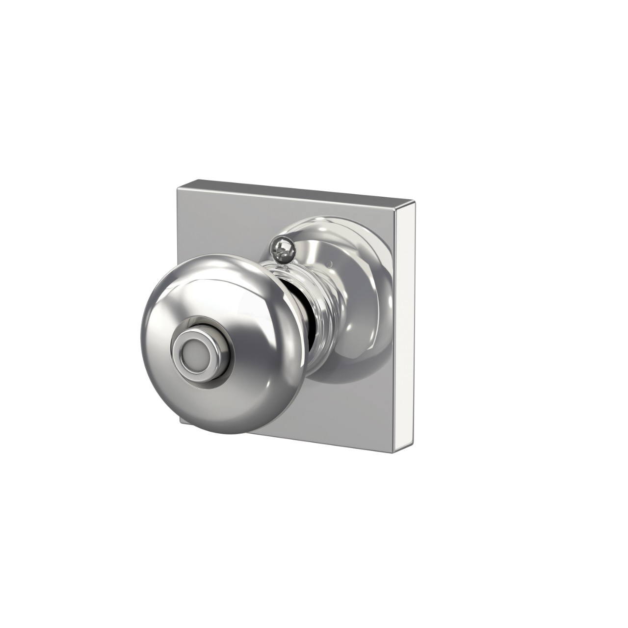 Plymouth Knob Bed & Bath Lock with Collins Trim