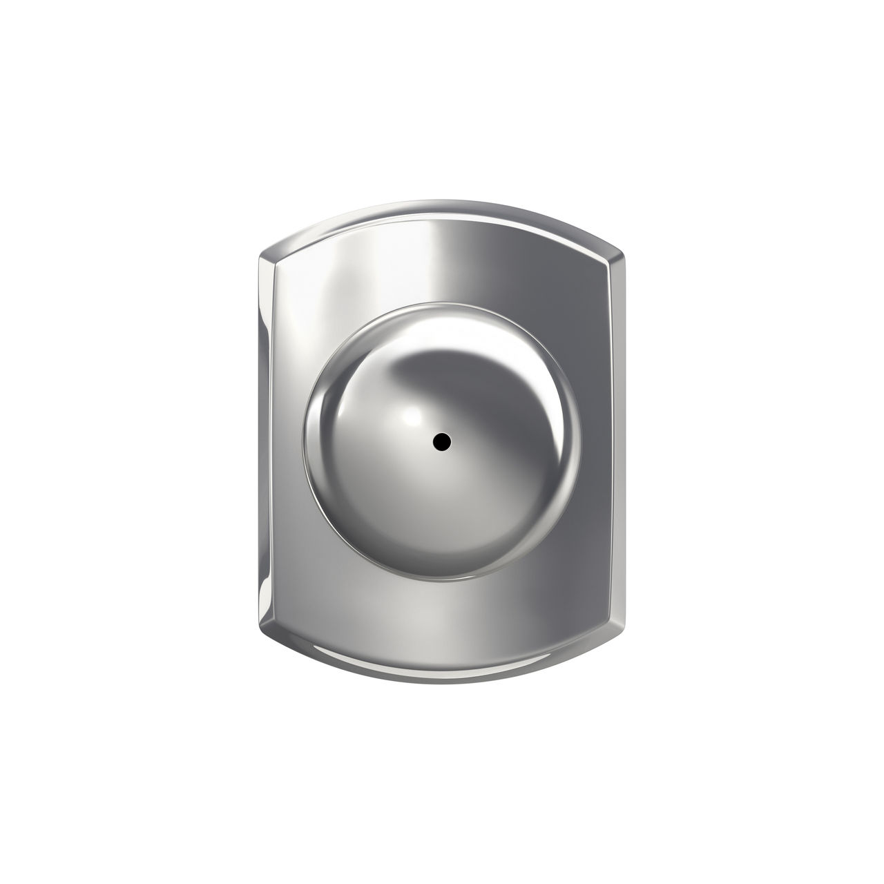 Plymouth Knob Bed & Bath Lock with Greenwich Trim