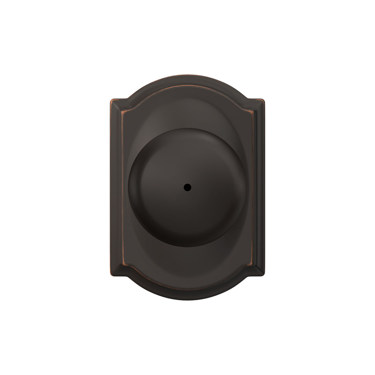 Plymouth Knob Bed & Bath Lock with Camelot Trim
