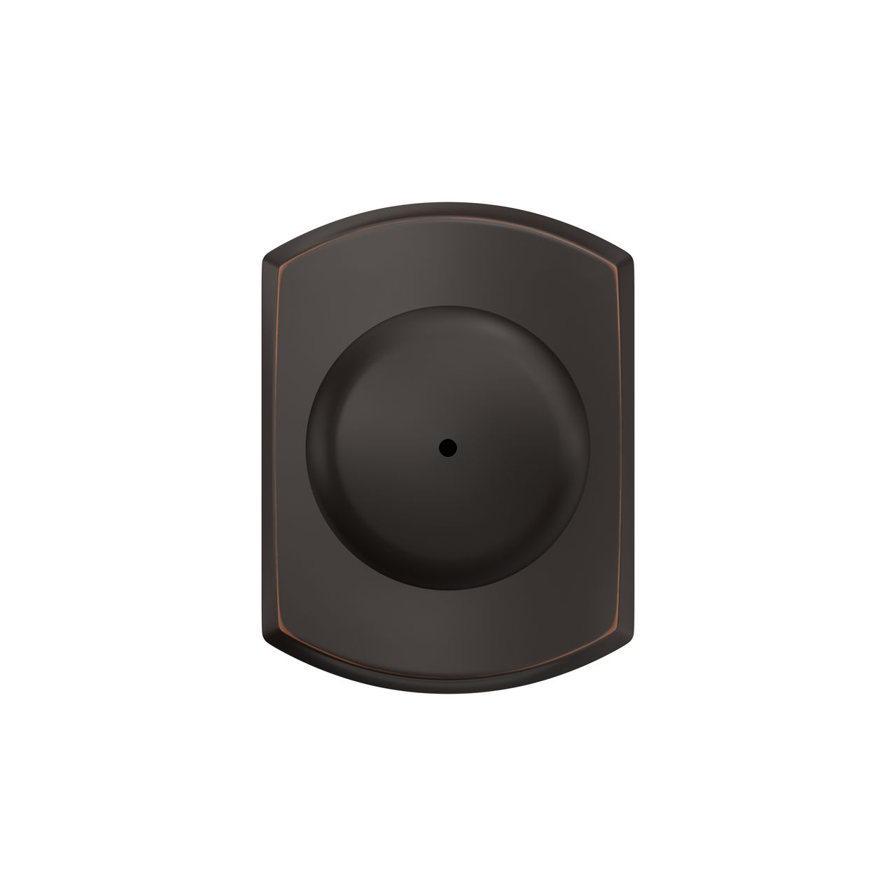 Plymouth Knob Bed & Bath Lock with Greenwich Trim