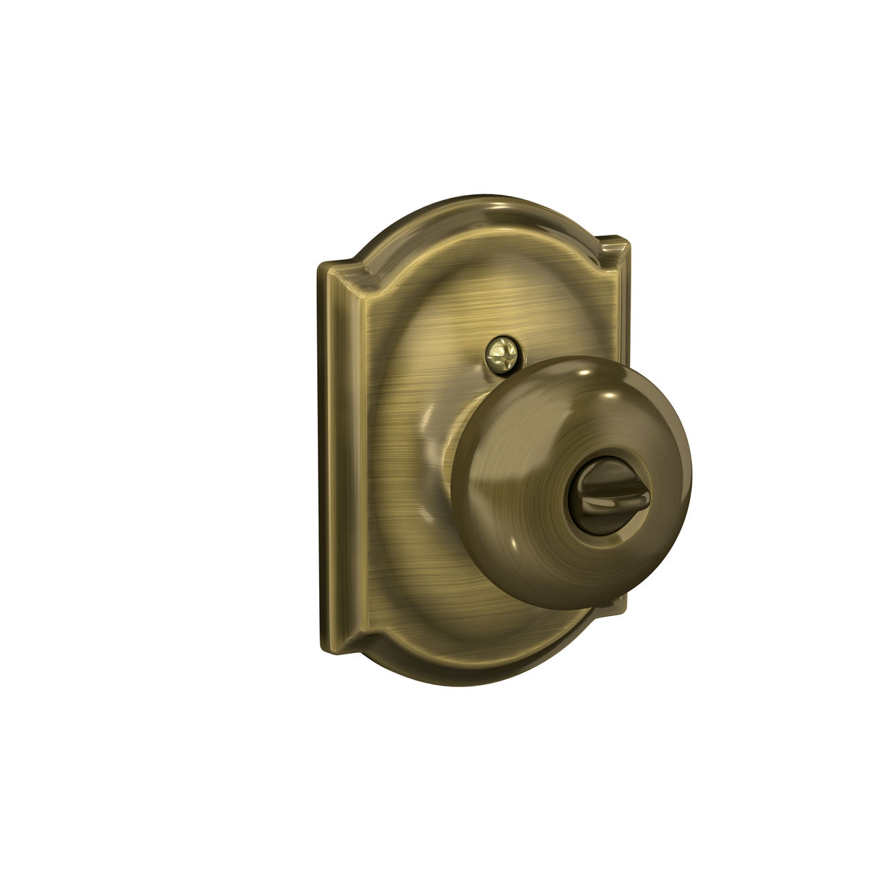 Plymouth Knob Keyed Entry Lock with Camelot Trim