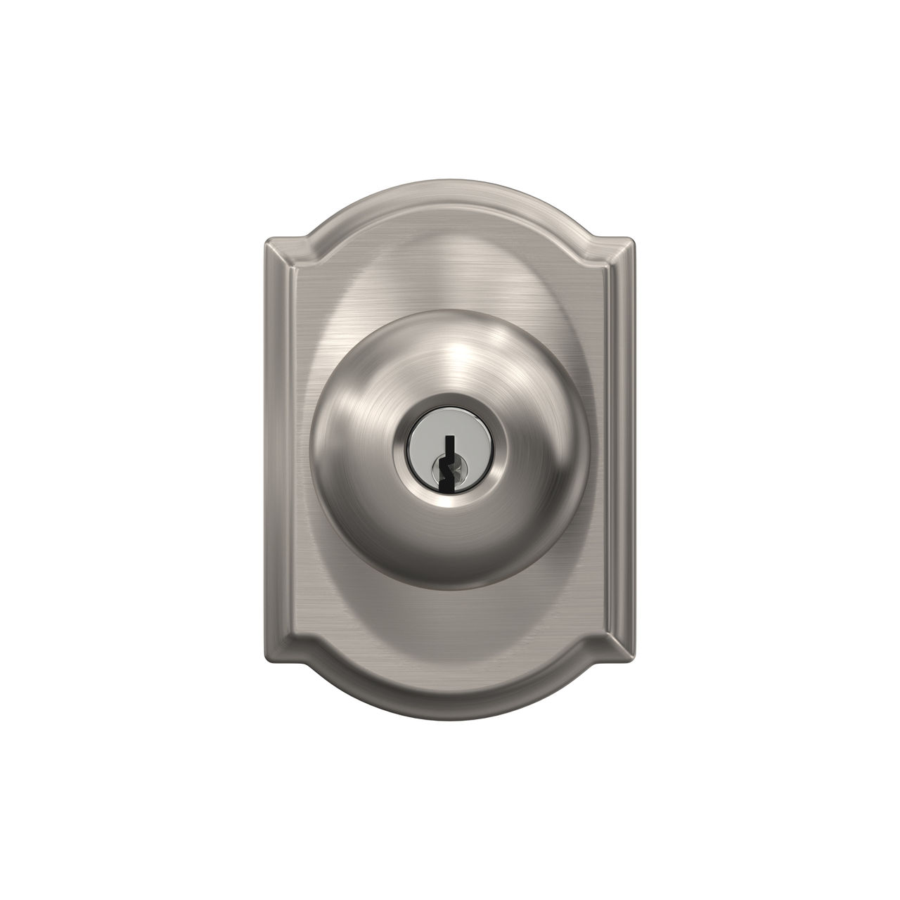 Plymouth Knob Keyed Entry Lock with Camelot Trim