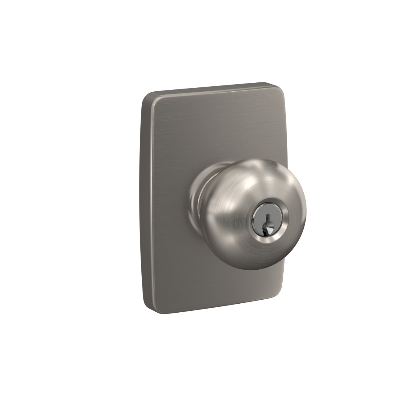 Plymouth Knob Keyed Entry Lock with Greene Trim
