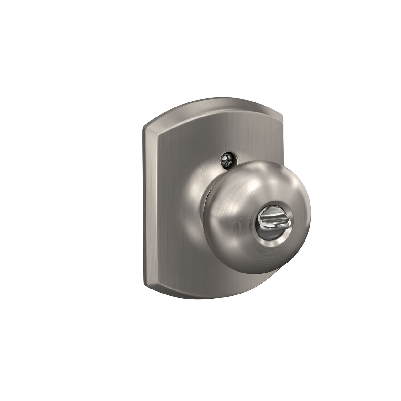 Plymouth Knob Keyed Entry Lock with Greenwich Trim