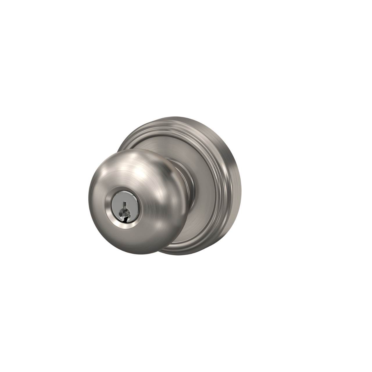 Plymouth Knob Keyed Entry Lock with Indy Trim
