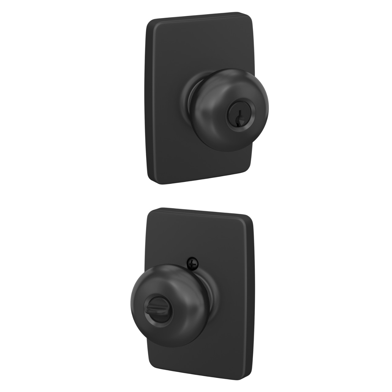 Plymouth Knob Keyed Entry Lock with Greene Trim