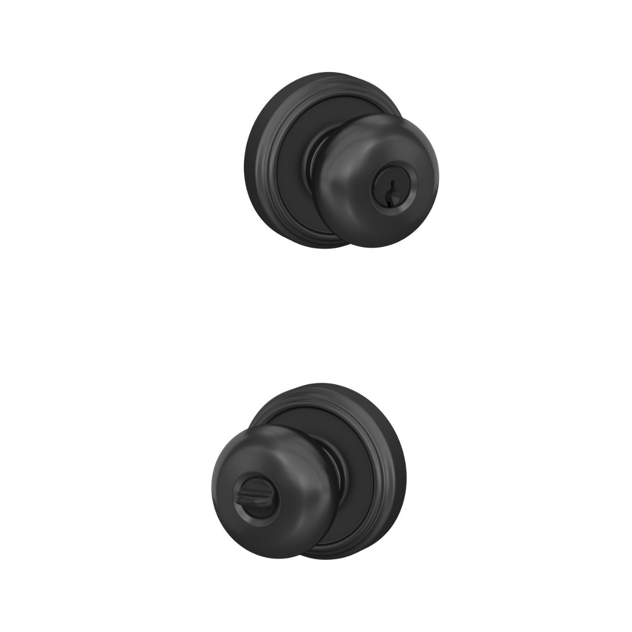 Plymouth Knob Keyed Entry Lock with Indy Trim
