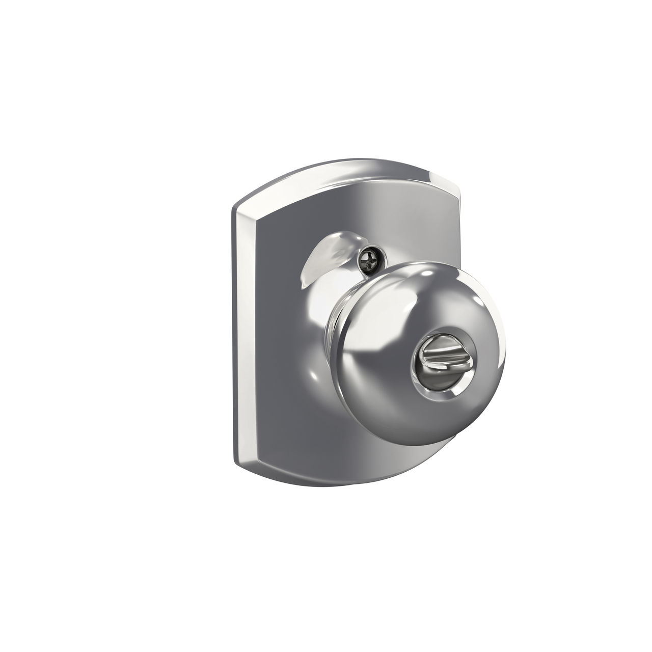 Plymouth Knob Keyed Entry Lock with Greenwich Trim