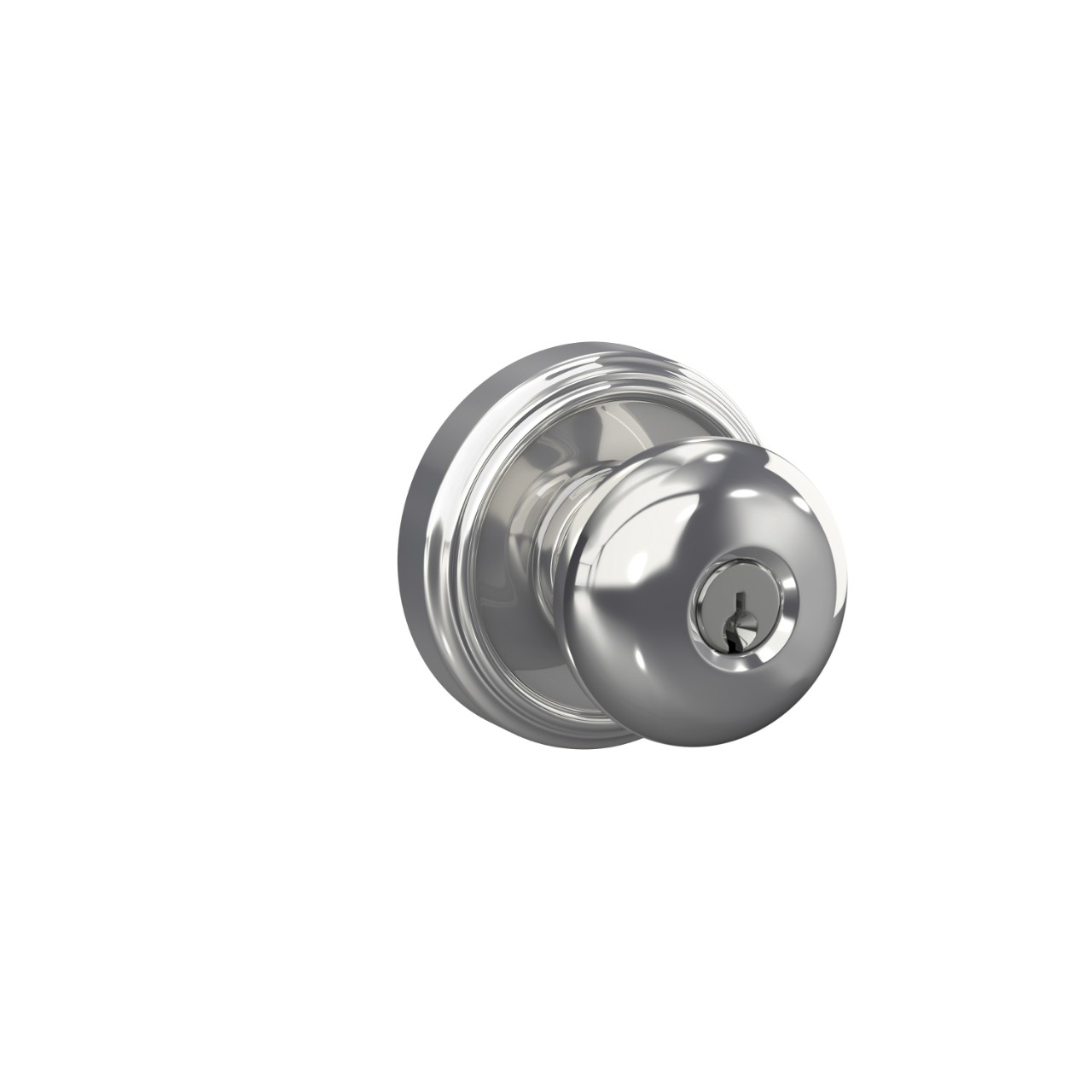 Plymouth Knob Keyed Entry Lock with Indy Trim