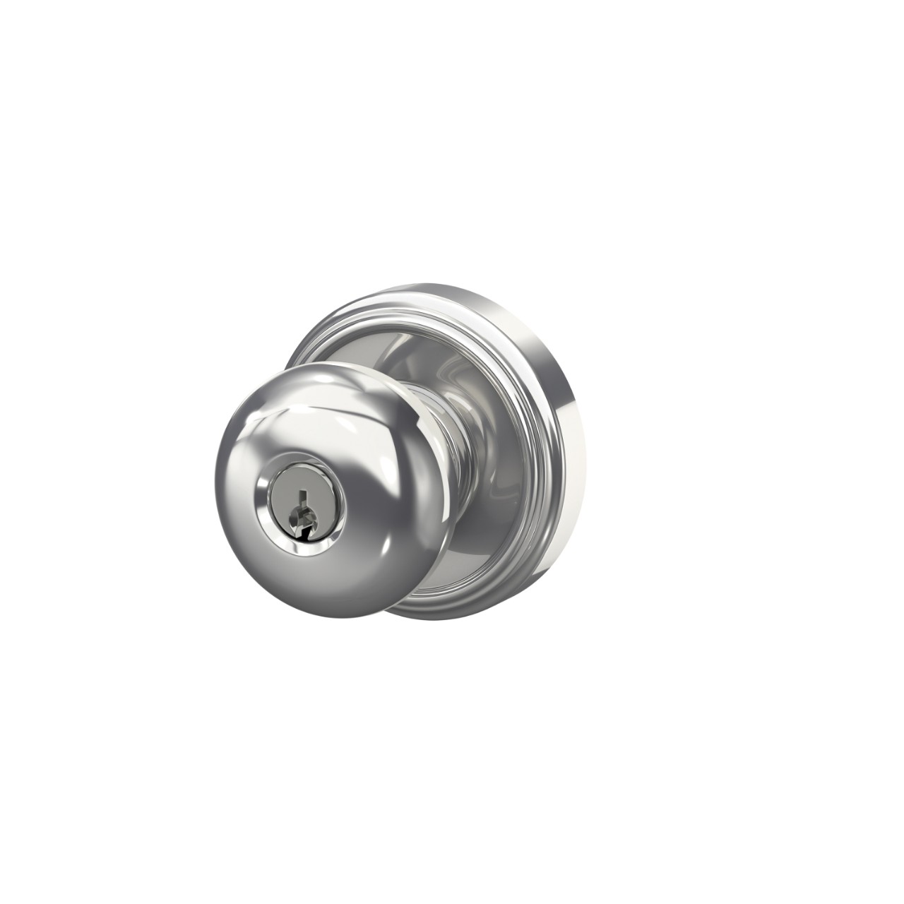 Plymouth Knob Keyed Entry Lock with Indy Trim