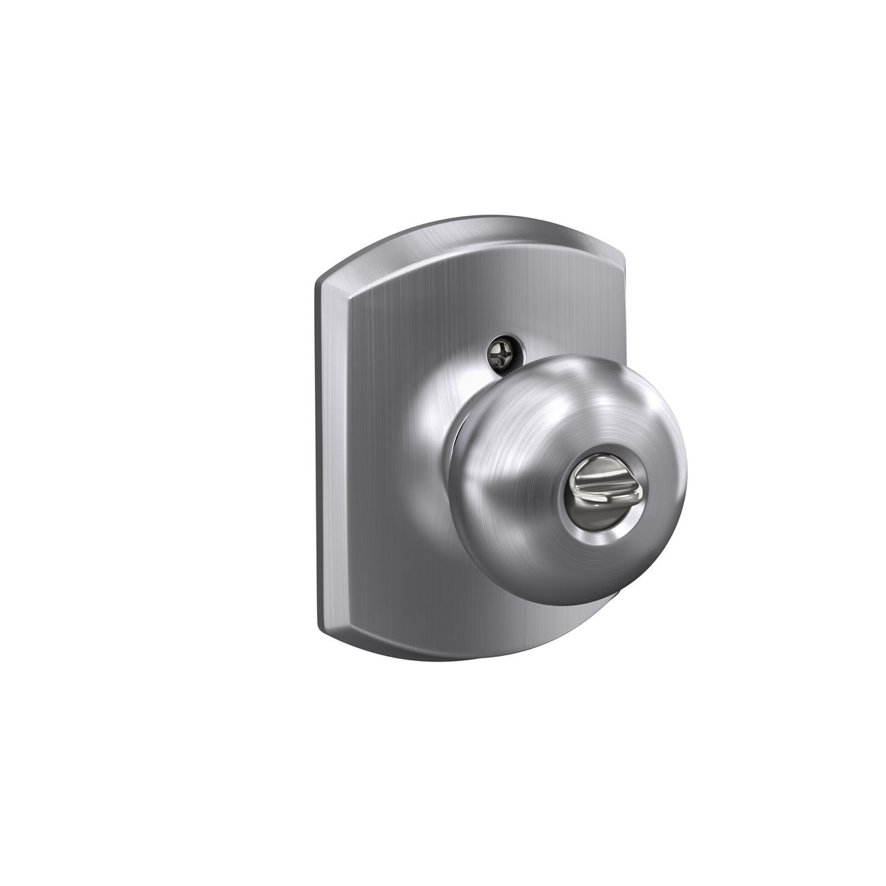 Plymouth Knob Keyed Entry Lock with Greenwich Trim