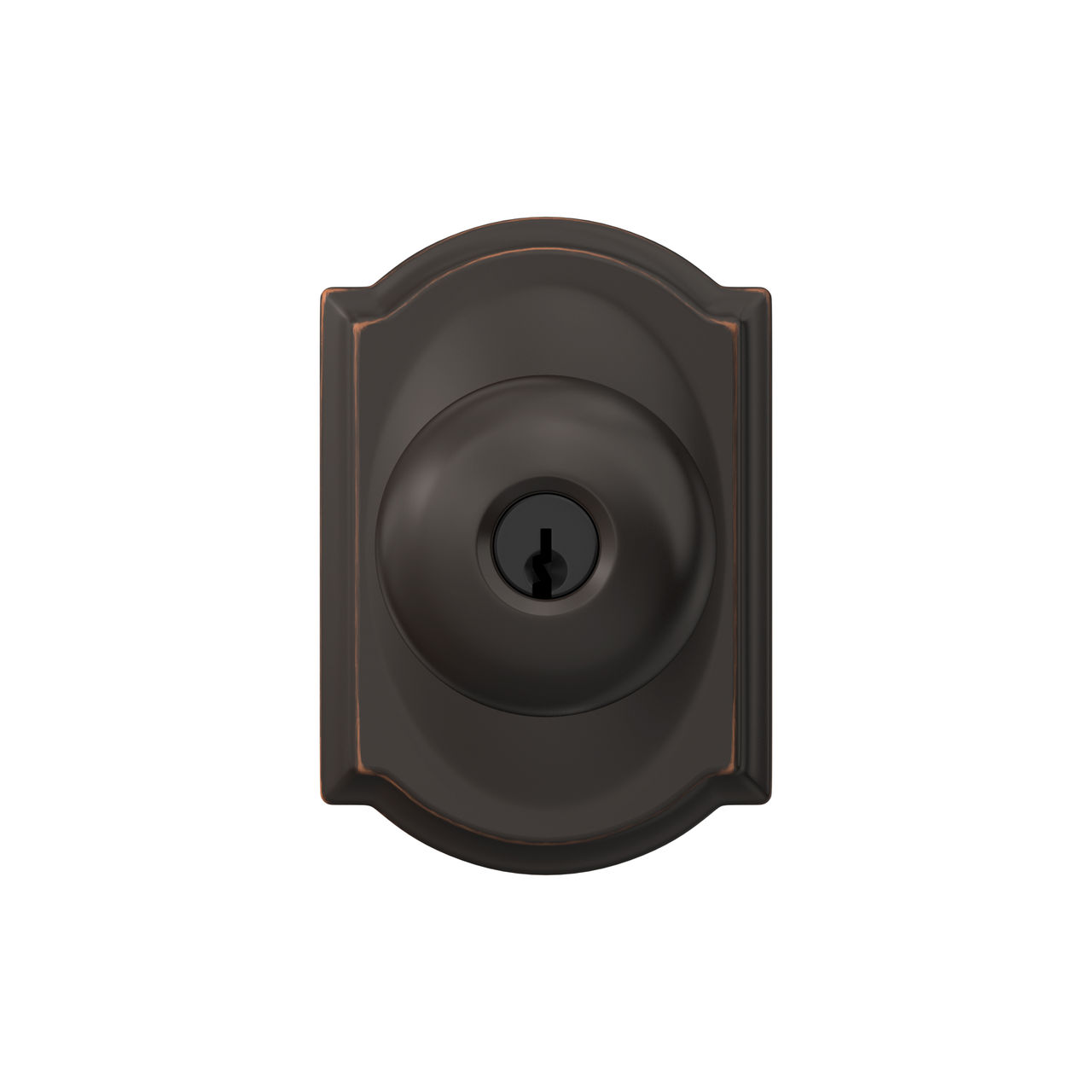 Plymouth Knob Keyed Entry Lock with Camelot Trim
