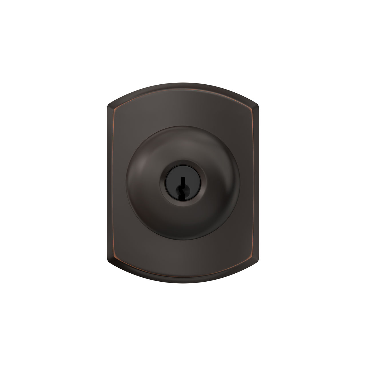 Plymouth Knob Keyed Entry Lock with Greenwich Trim