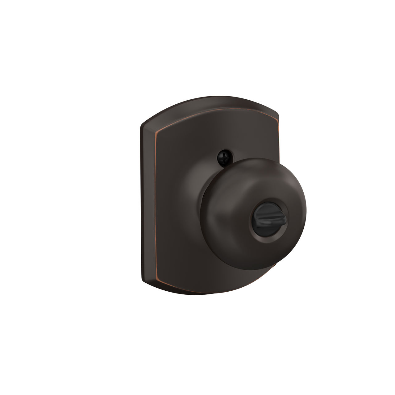 Plymouth Knob Keyed Entry Lock with Greenwich Trim