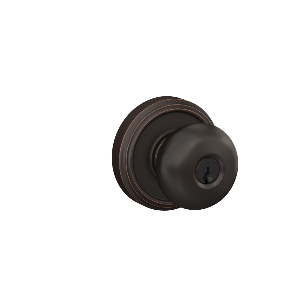 Plymouth Knob Keyed Entry Lock with Indy Trim