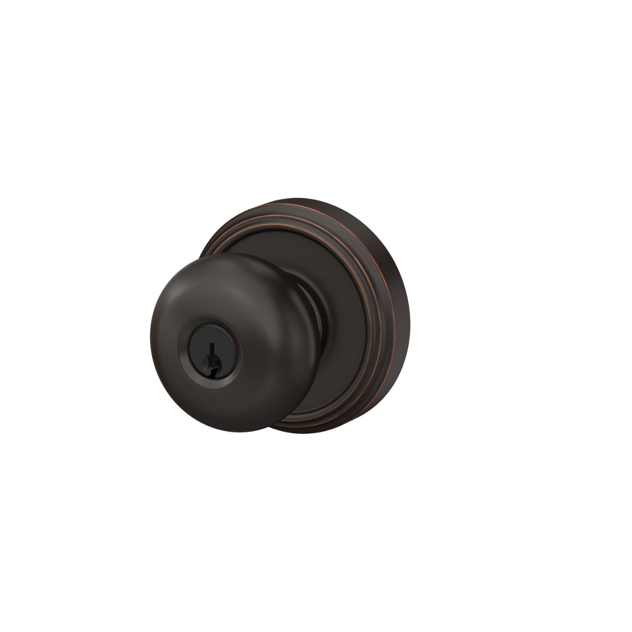 Plymouth Knob Keyed Entry Lock with Indy Trim