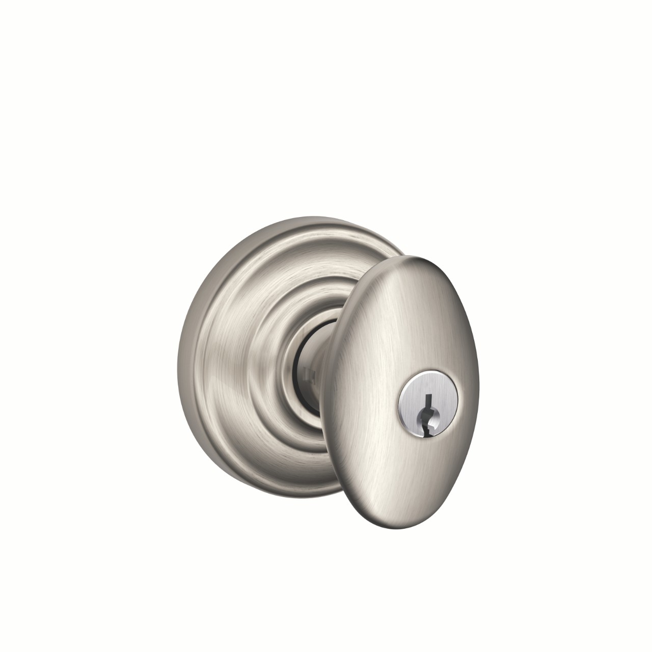 Siena Knob Keyed Entry Lock with Andover Trim