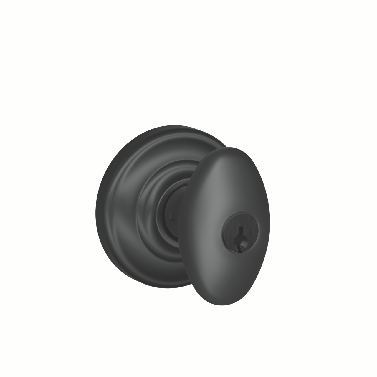 Siena Knob Keyed Entry Lock with Andover Trim