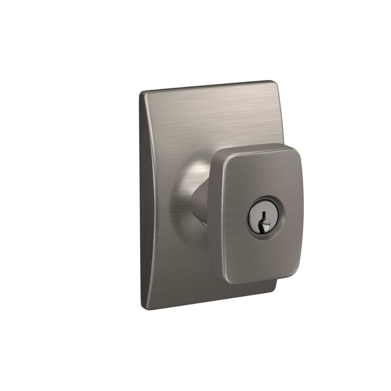 Nixon Knob Keyed Entry Lock with Century Trim