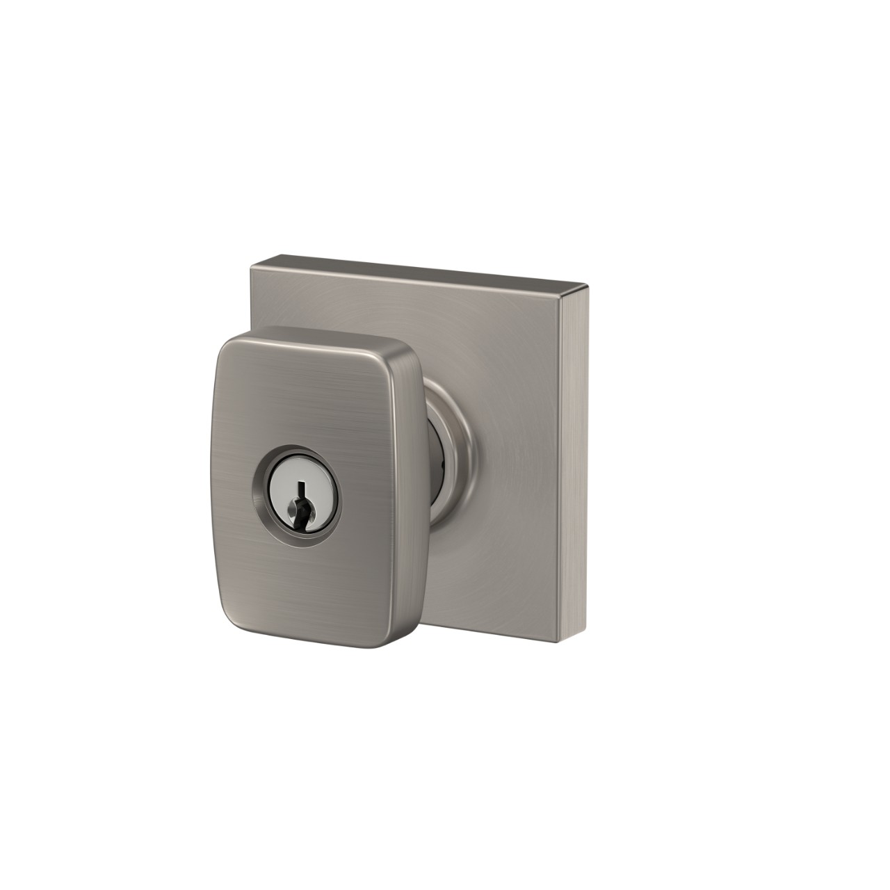 Nixon Knob Keyed Entry Lock with Collins Trim