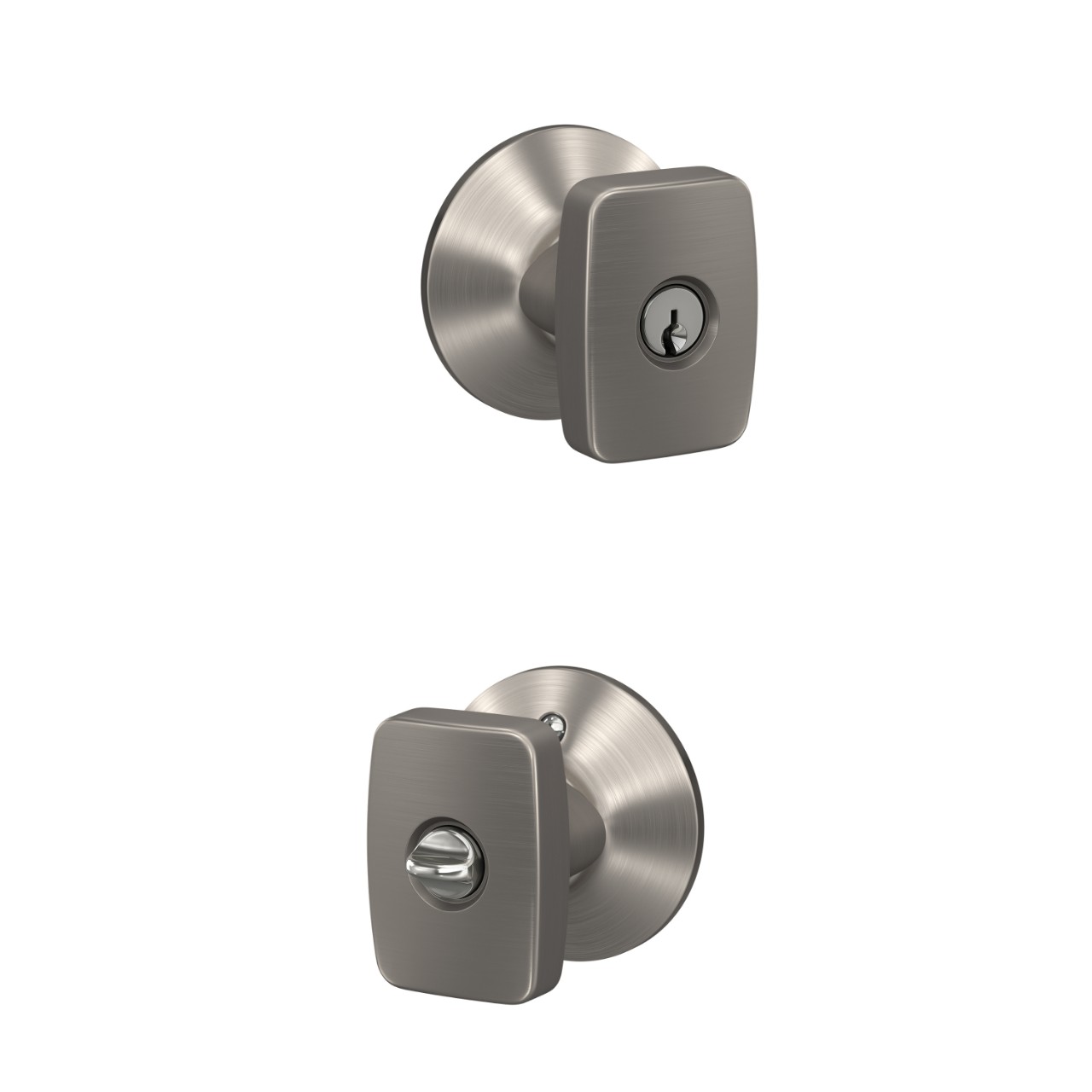 Nixon Knob Keyed Entry Lock with Plymouth Trim
