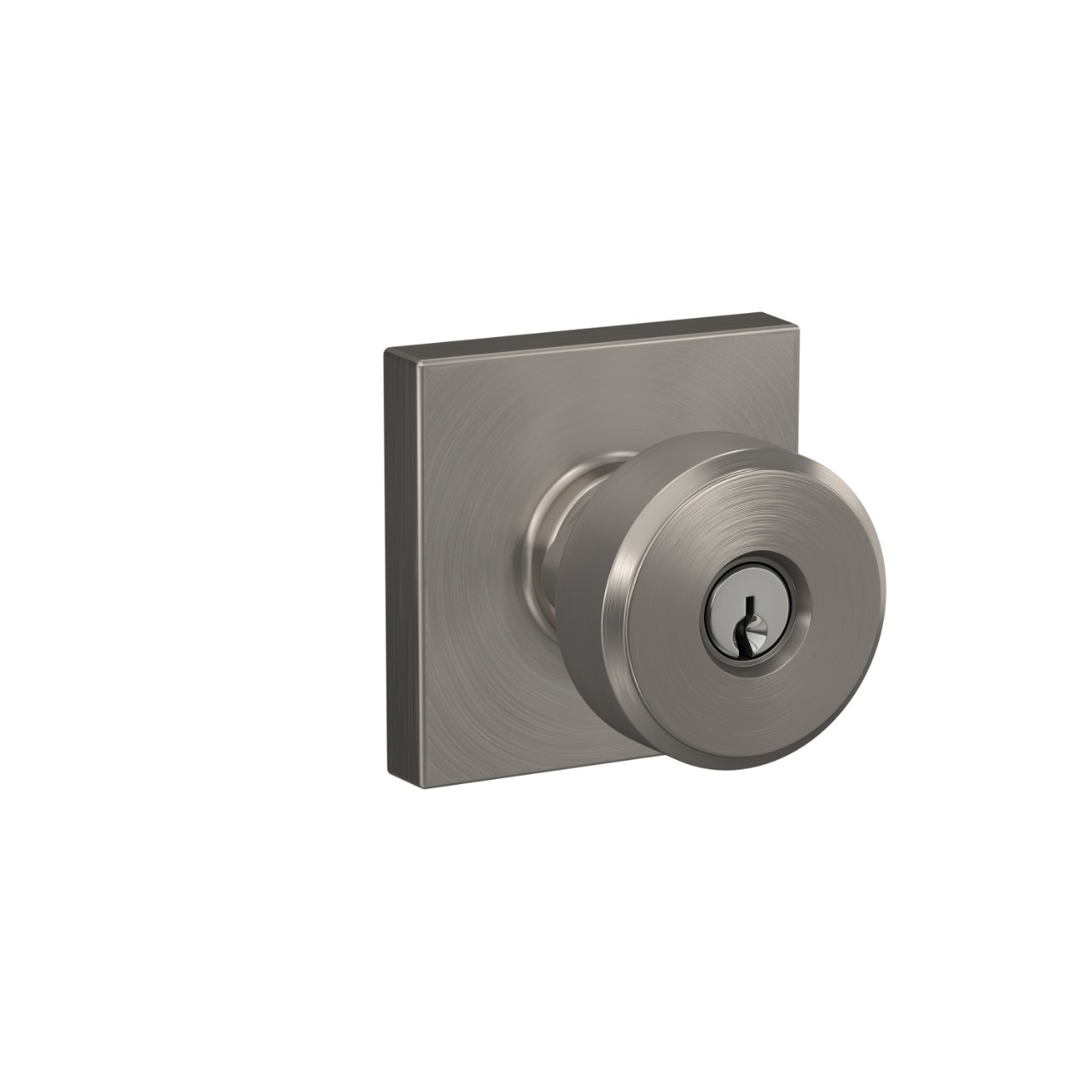 Swanson Knob Keyed Entry Lock with Collins Trim