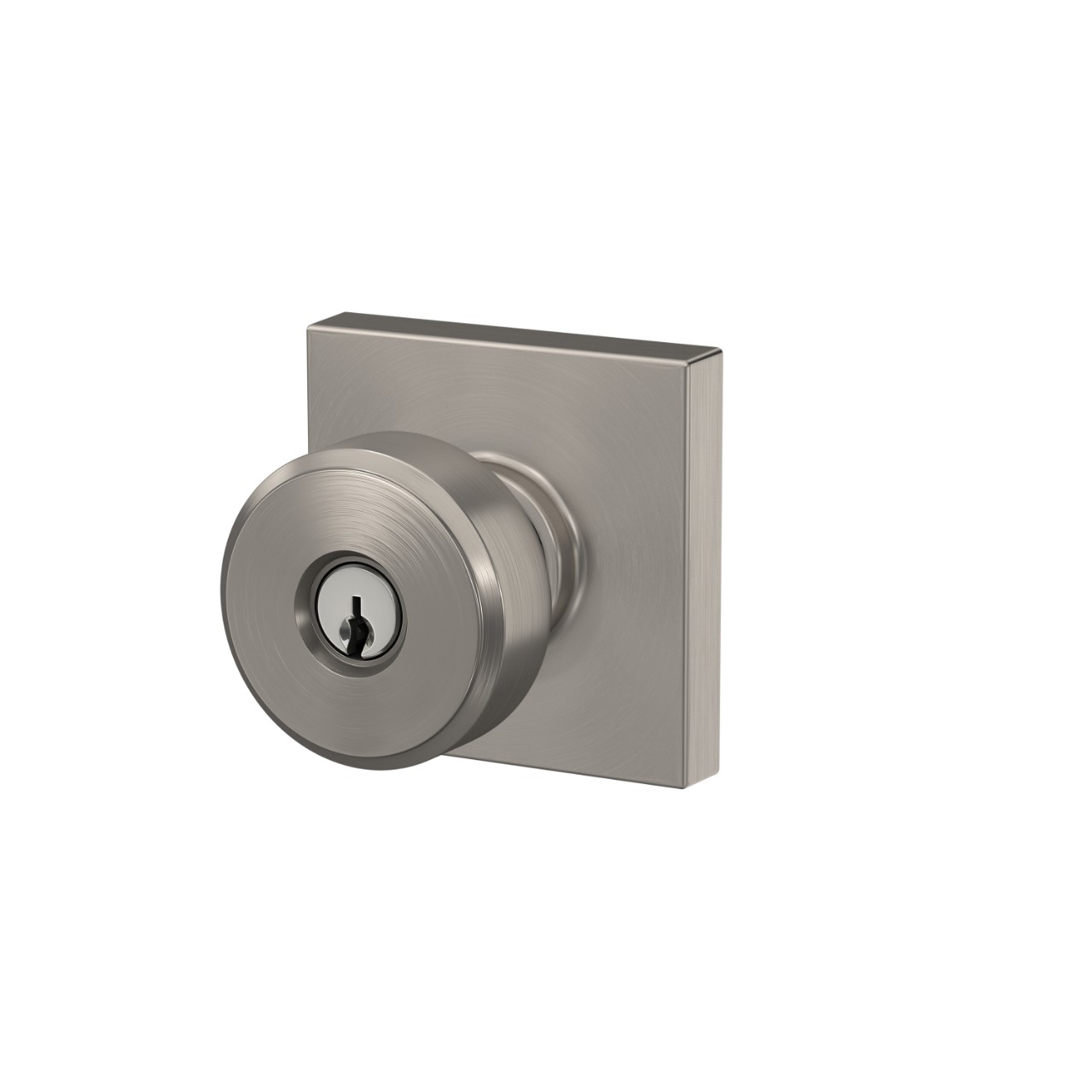 Swanson Knob Keyed Entry Lock with Collins Trim