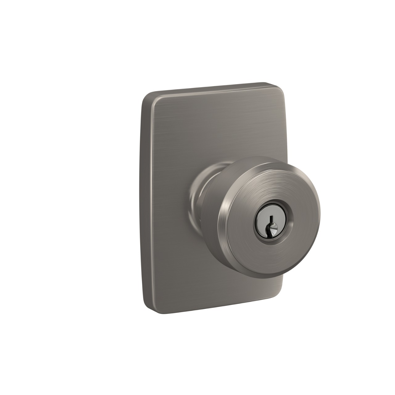 Swanson Knob Keyed Entry Lock with Greene Trim